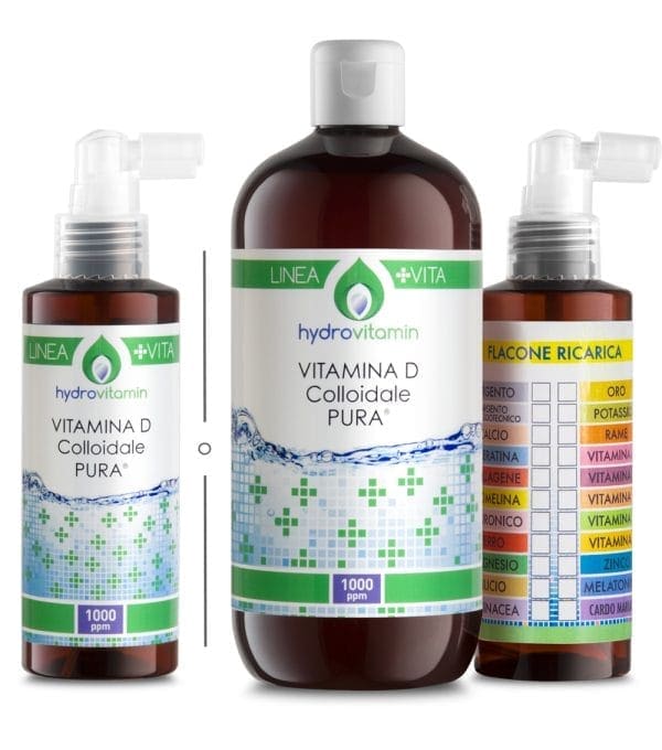 VITAMINA D 500+ricarica +150 colloidali puri