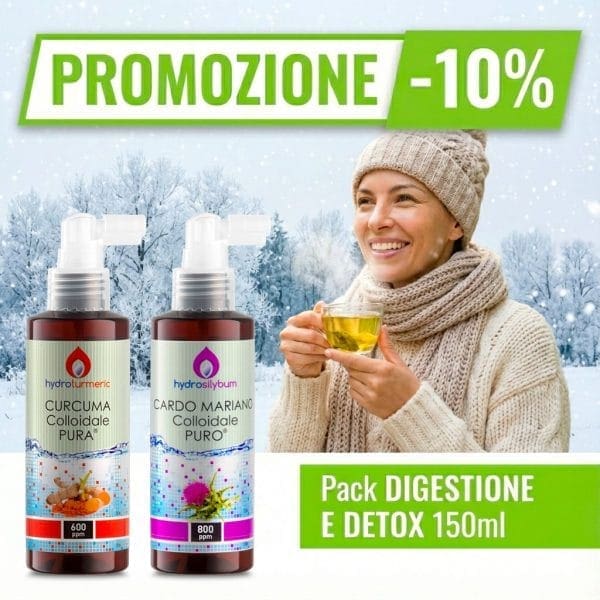 Pack DIGESTIONE E DETOX colloidali puri